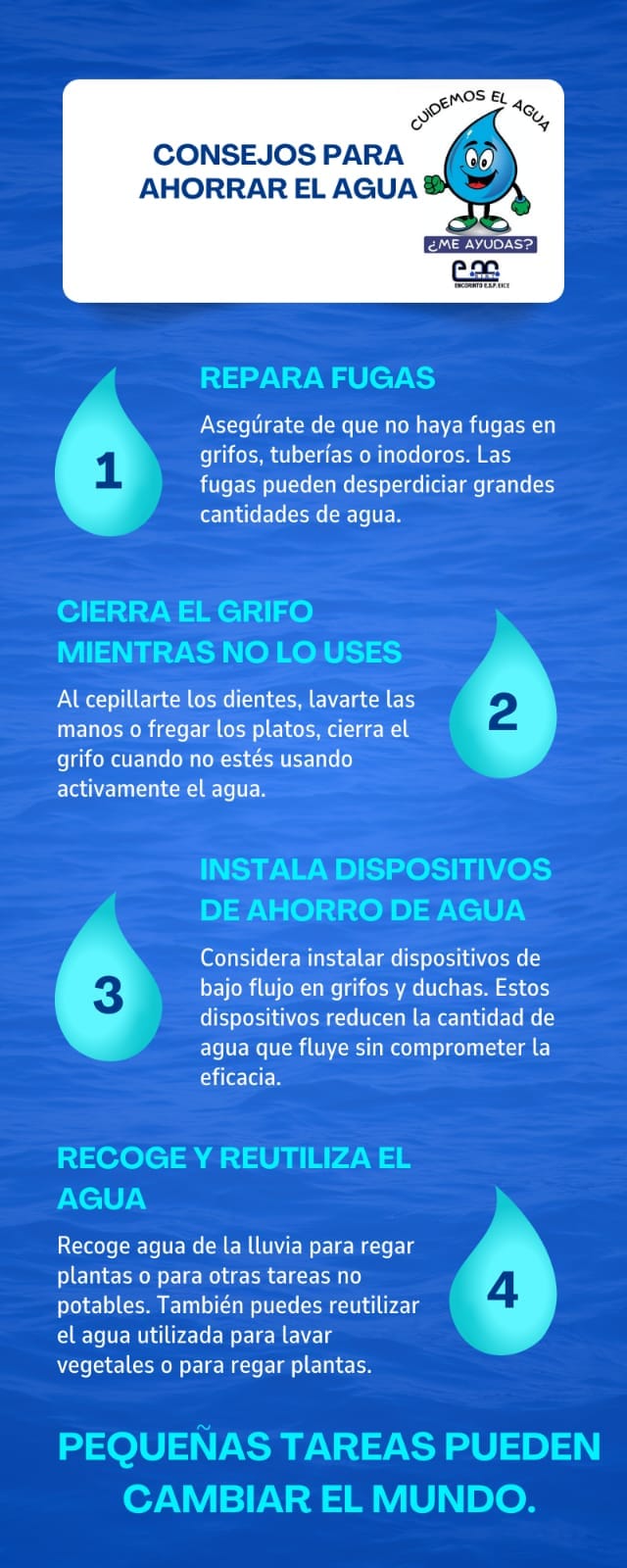 cuidar agua